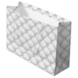 Elegent White Diamond Große Geschenktüte