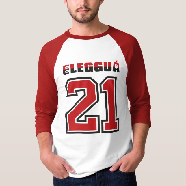 Eleggua 21 Zahl T-Shirt (Vorderseite)