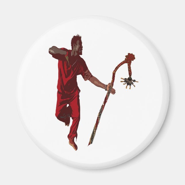 ELEGGUA DANCING BY LIZ LOZ MAGNET (Vorne)