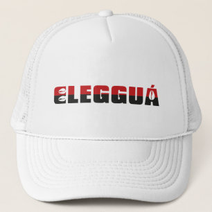 Eleggua Laroye Lastwagenhut, ganz weiß Truckerkappe