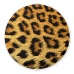 Elegnat Leopard Fur Skin - Rich Luxury Mode Keramikknauf