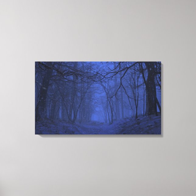Elegy (Winter/Nacht) Leinwand (Vorderseite)