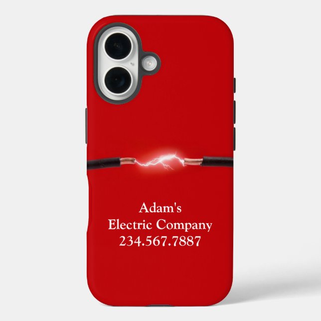 Elektriker Case-Mate iPhone Hülle (Rückseite)