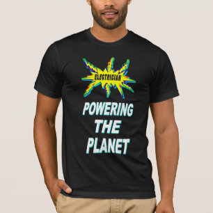 Elektriker, der den Planeten antreibt T-Shirt