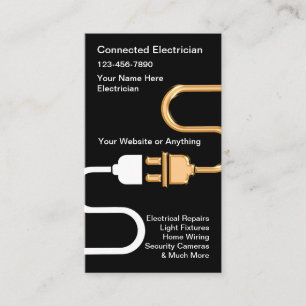 Elektriker Elektro-Reparaturen Visitenkarte