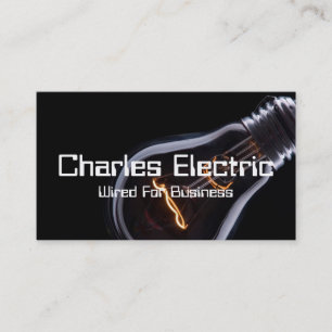 Elektriker Elektro Strom Geschäftskarte Visitenkarte