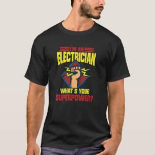 Elektriker Elektroingenieur Freileitungstechniker T-Shirt