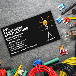 Elektriker   Elektroinstallateur Visitenkarte