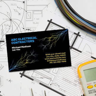 Elektriker | Elektroinstallateur Visitenkarte