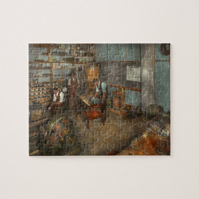 Elektriker - Elektrotechnikkurs 1915 Puzzle (Horizontal)