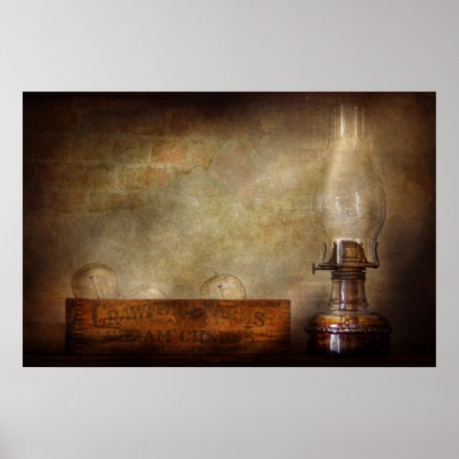 Elektriker - Fortschritte bei der Beleuchtung Poster (Vorne)