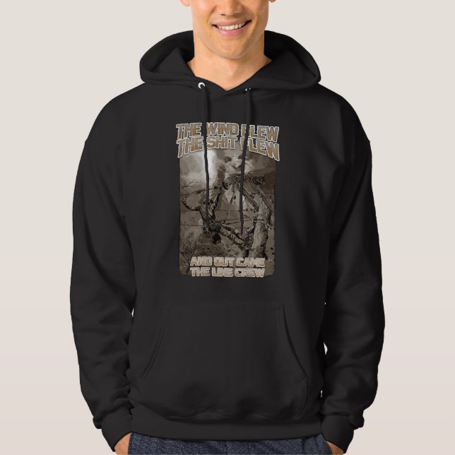 Elektriker-Freileitungsmonteure Hoodie (Vorderseite)