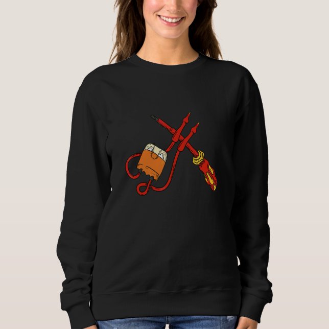 Elektriker für Elektriker oder Elektroingenieur Sweatshirt (Vorderseite)