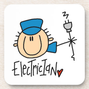 Elektriker Getränkeuntersetzer