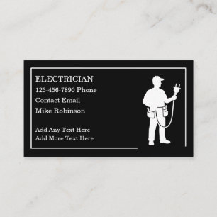 Elektriker-Handyman-Geschäftskarten Visitenkarte