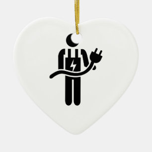 Elektriker Keramikornament