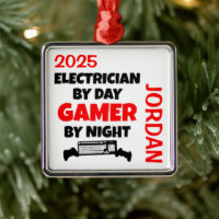 Elektriker liebt Videospiele spielen