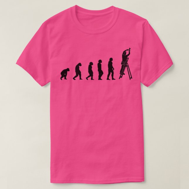 Elektriker mit Werkzeugen auf der Hausmeisterleite T-Shirt (Design vorne)