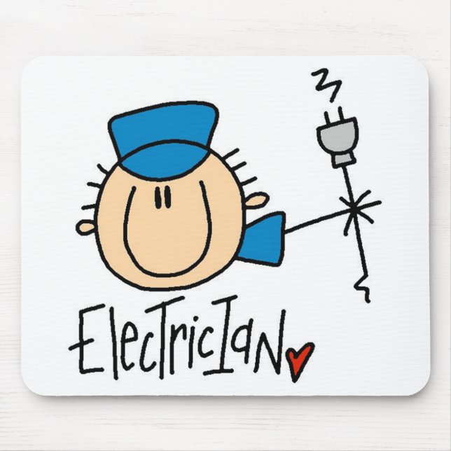Elektriker Mousepad (Vorne)