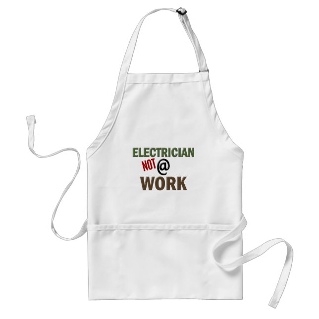 Elektriker NICHT bei der Arbeit Schürze (Vorne)