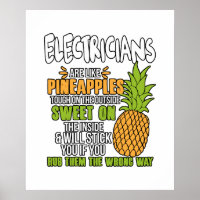 Elektriker sind wie Ananas.