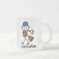 Elektriker-Strichmännchen