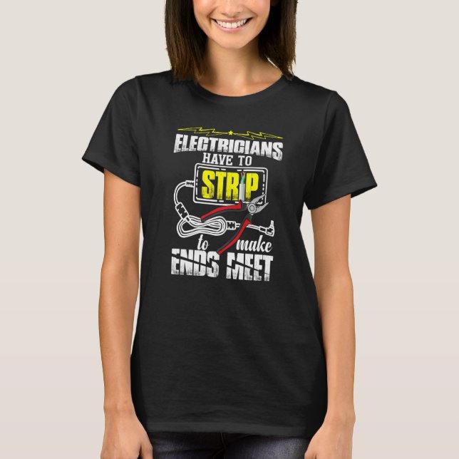 Elektriker T-Shirt (Vorderseite)