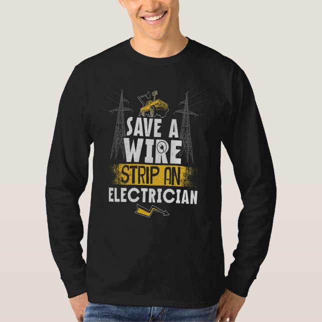 Elektriker T-Shirt (Vorderseite)