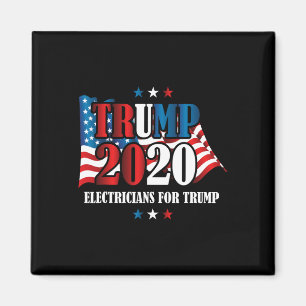 Elektriker Trump Präsident Kampagne Magnet