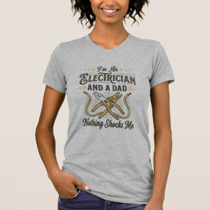 Elektriker-Vater Nichts schockiert mich Vintage-Sh T-Shirt