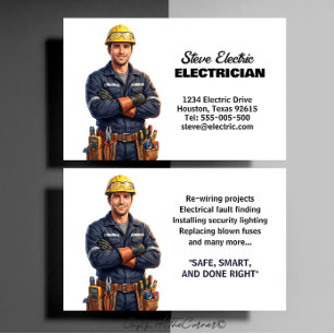 Elektriker visitenkarte