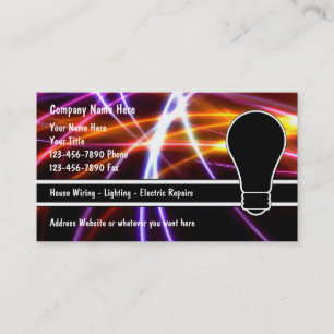 Elektriker-Visitenkarten Visitenkarte