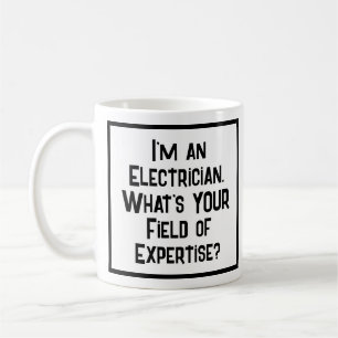 Elektriker. Was ist IHR Fachgebiet? Kaffeetasse
