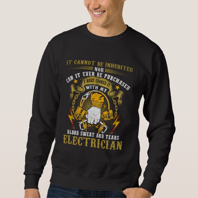 Elektriker x Great Union Meme Sweatshirt (Vorderseite)