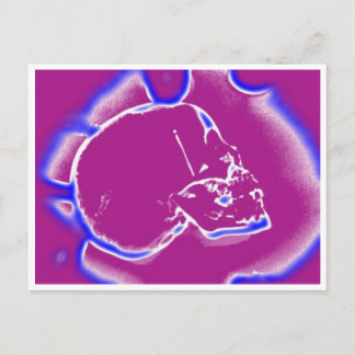 Elektrikschädel Postkarte