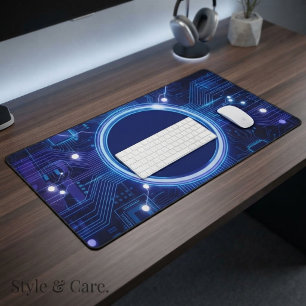 Elektrisch Blaue Leiterplatten-Schreibtischmatte f Schreibtischunterlage