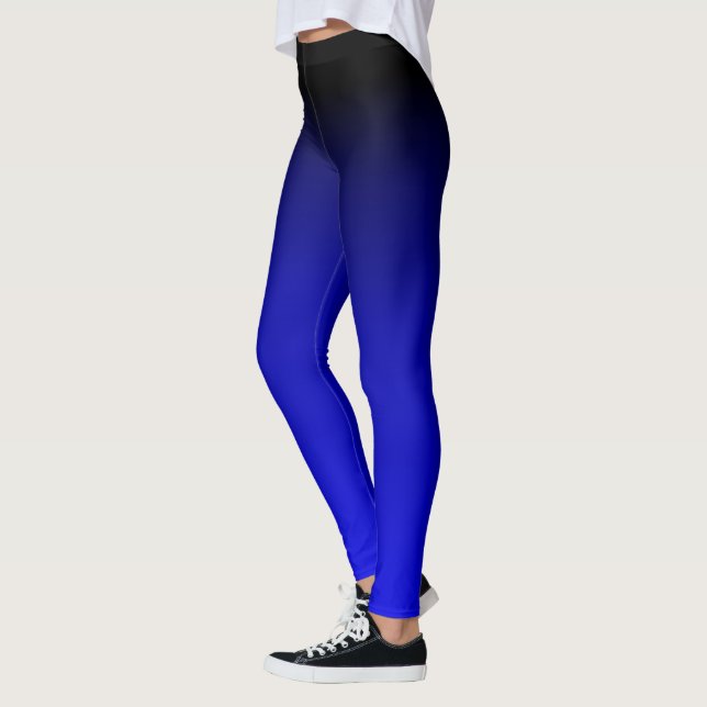 Elektrisch-blaue Verkleidung Leggings (Links)