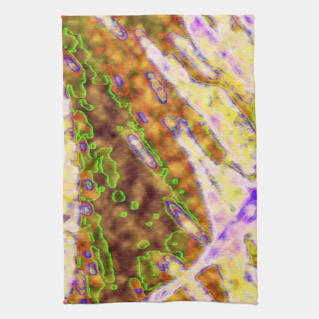 Elektrisch grün Bio Handtuch (Vertikal)