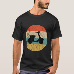 Elektrisch Moped Vintag Retro Sunset Motorrad Sco T-Shirt