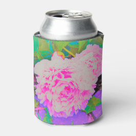 Elektrisch-rosa-Peonies im farbenfrohen Garten Dosenkühler