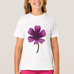 Elektrisch Violetter Glänzender Blütenstand Düster T-Shirt