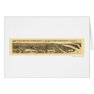 Elektrische Bahneisenbahn-Karte 1894