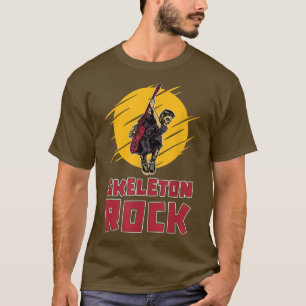 Elektrische Band Gitarre Skeleton GitarristSkeleto T-Shirt