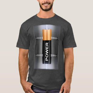 Elektrische Batterie T-Shirt