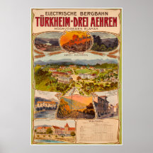 Elektrische Bergbahn Türkheim-Drei Ähren, Poster