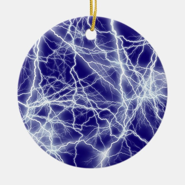 Elektrische Blitzgeräte Keramik Rundweg Ornament (Vorne)