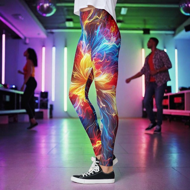 Elektrische Blitzlichtfarben Leggings (Von Creator hochgeladen)