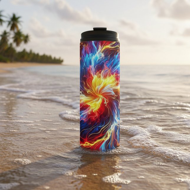 Elektrische Blitzlichtfarben Thermosbecher (Von Creator hochgeladen)