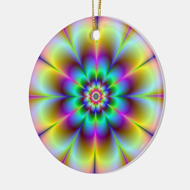 Elektrische Blume Keramikornament (Links)