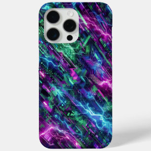Elektrische Camouflage, futuristisches Design, Neo Case-Mate iPhone Hülle